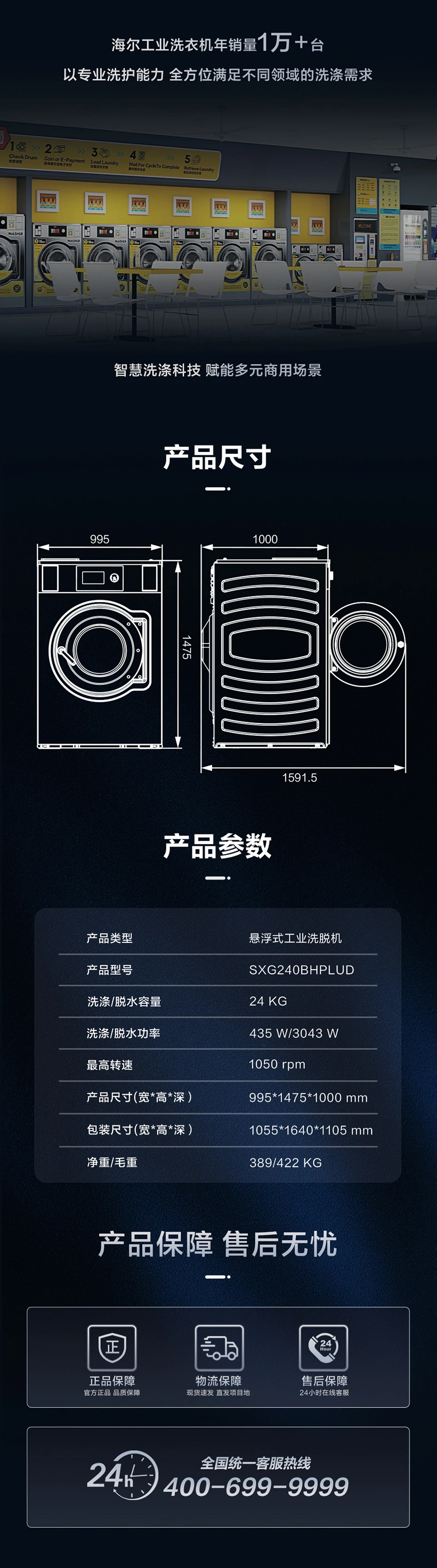 24公斤工业洗衣机 10